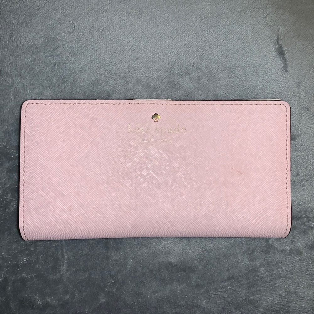 Baby pink Kate Spade wallet